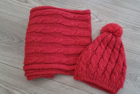 Šál tunel a čiapka, tchibo,104