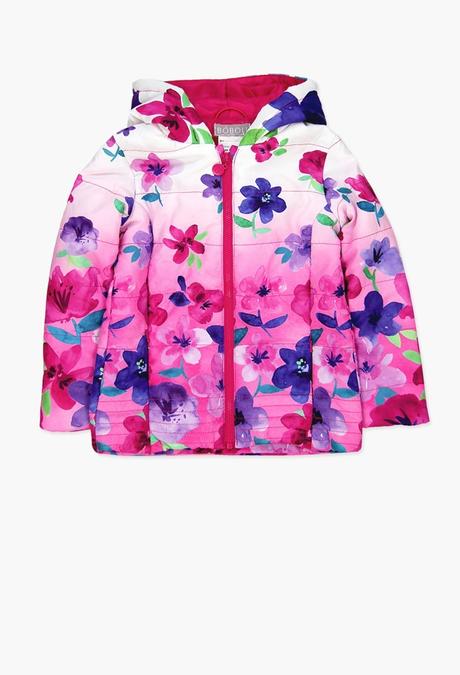 Prechodná bunda s kvetmi, 110