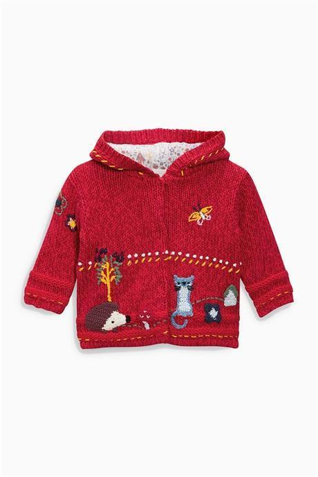 Zateplený pletený sveter, next,92