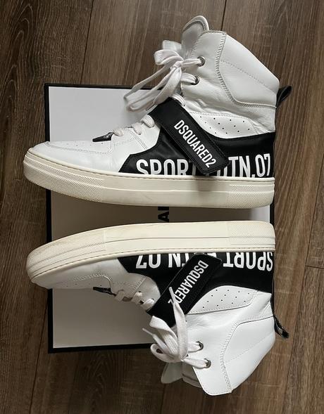 Tenisky dsquared2 sport edtn.07 sneakers hi-top wh, gant,39