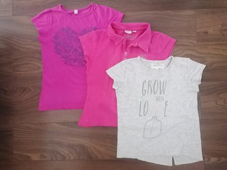 3x tričká letné veľ 128, nkd,128