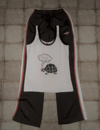 Teplé tepláky + nátelník grátis, 158