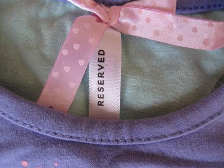 Dievčenské fialkové tričko, 80, zn. reserved, reserved,80