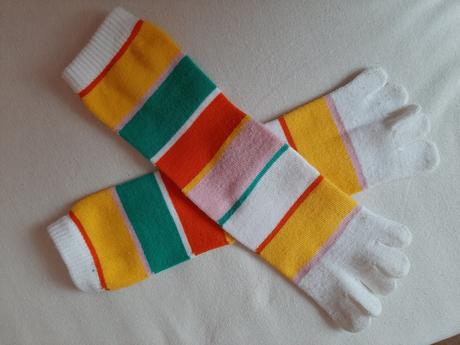 Veselé ponožky prstové, 38