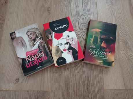 Knihy nádej v utajení, kvarteto a milenec na uver, 