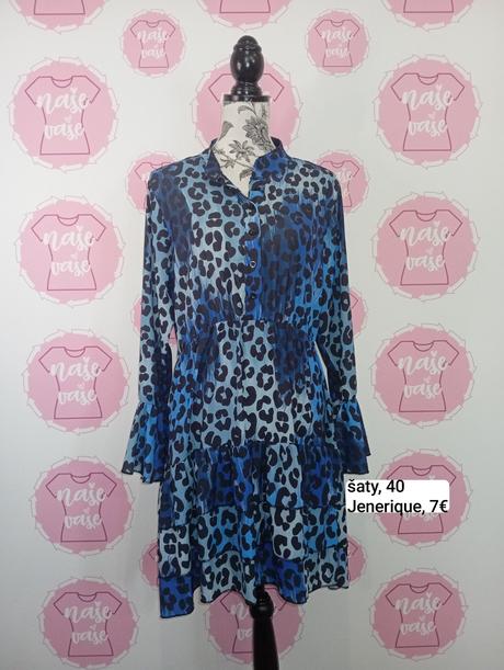 Vzorované šaty, 40