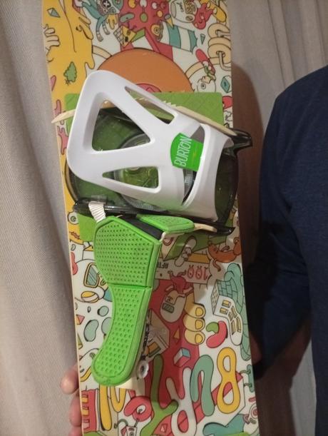 Burton snowboard 100 cm + viazanie + topánky, 100-109 cm