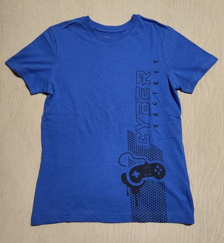 2ks tričká krátky rukáv velk. 134/140, 134