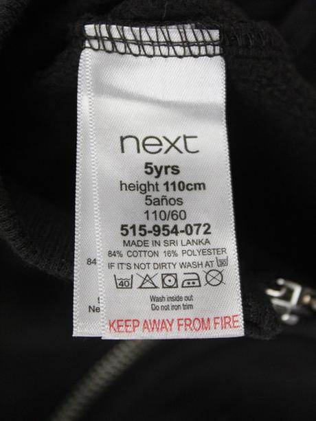 Mikinové pretáčacie šaty next veľ. 5 r, next,110