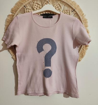 Kratšie rebrované tričko, l