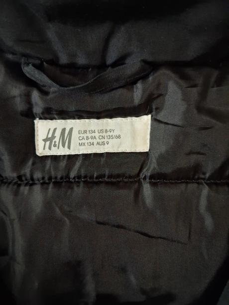 Zimná vetrovka, h&m,134