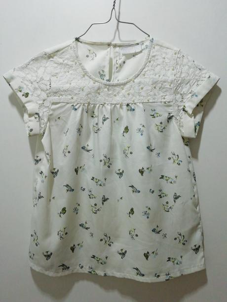Blúzka s kvetmi, matalan,128