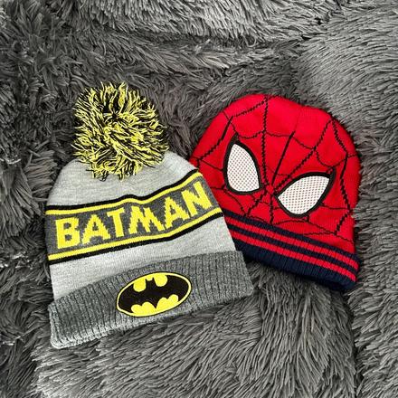 Čiapka spiderman a čiapka batman, marvel,140