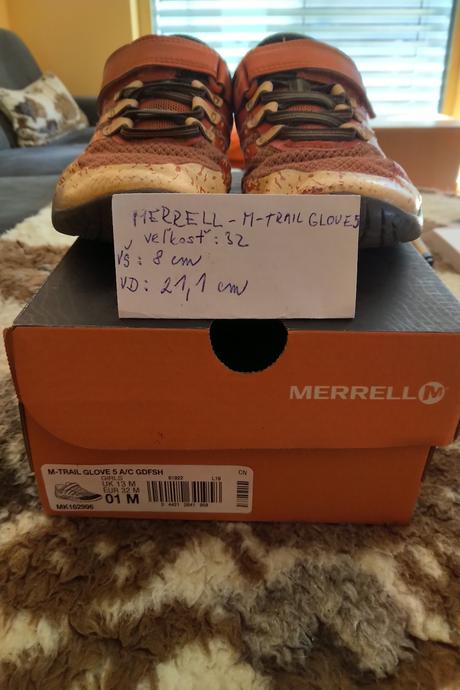 Merrell trail glove, veľkosť 32, merrell,32