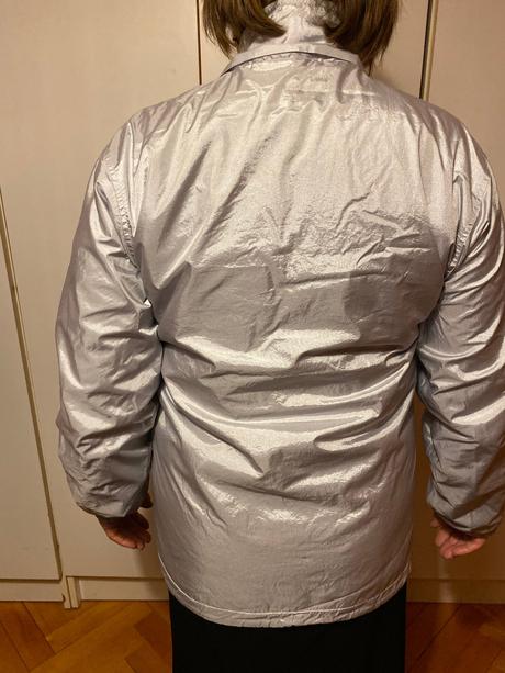 Šedá bunda-obojstranná, l