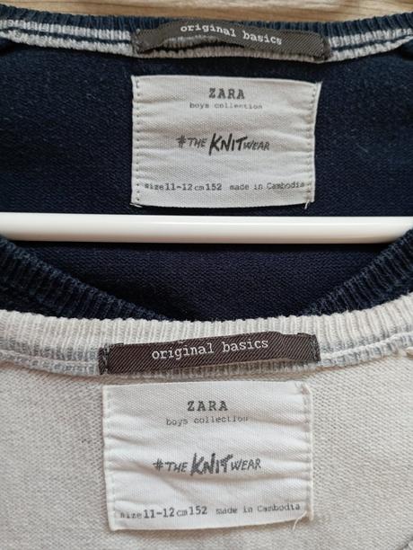 2 ks svetre/pulóvre zara (výborný stav), zara,152