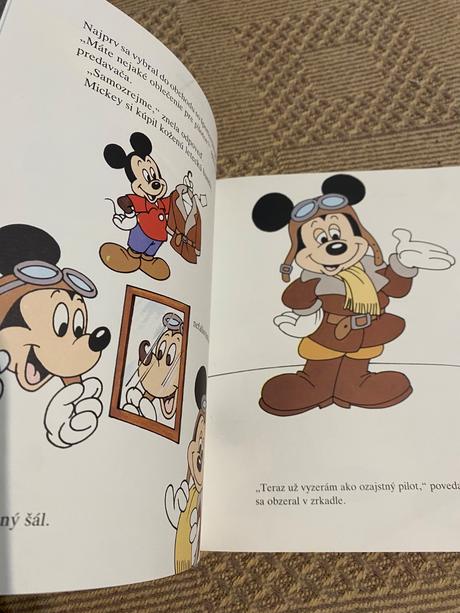 Zberateľská kniha walt disney mickey mouse v oblak, 
