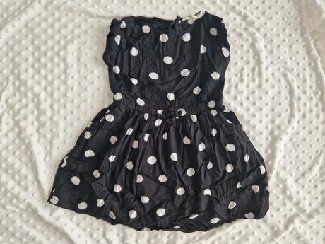 Bodkované šaty, h&m,98