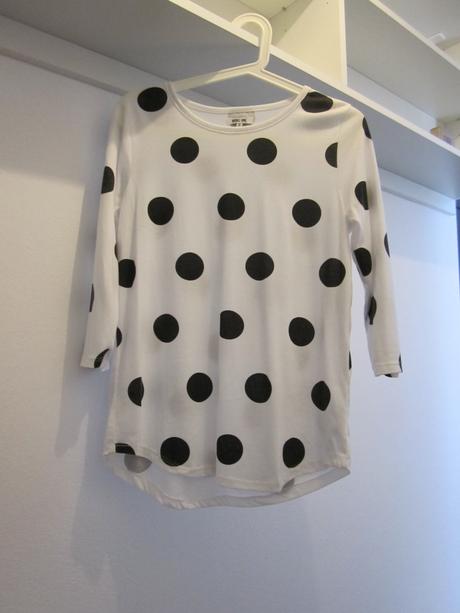 Bodkovany top 3/4 rukav, gate,s