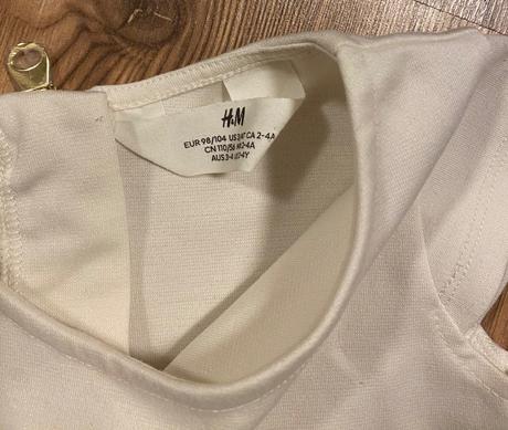 Šaty h&m 98/104, h&m,98
