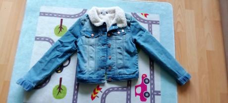 Riflova zateplena bunda, h&m,140