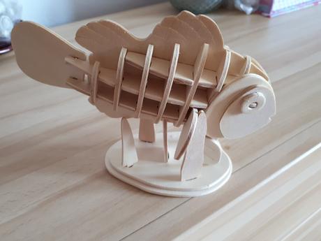 Drevené puzzle 3d ryba, 