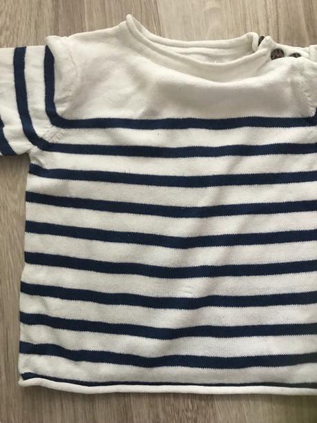 Pleteny svetrik namornicke 4-6 mes., h&m,68