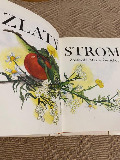 Vintage zbierka básničiek a rozprávok zlatý strom, 