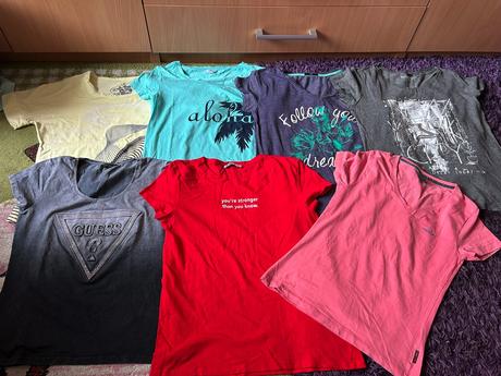 Sada 7 ks tričiek veľ. m/l, m