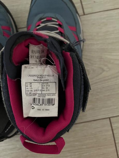 Turistické topánky, 34