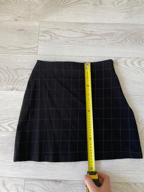 Kockovaná minisukňa, xs