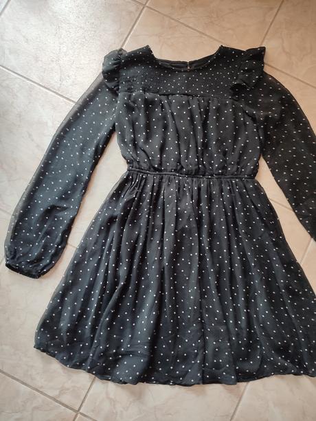 Jemné šaty s bodkami, reserved,164