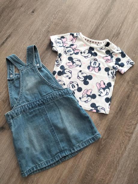 Tričko plus riflova sukňa, f&f,92