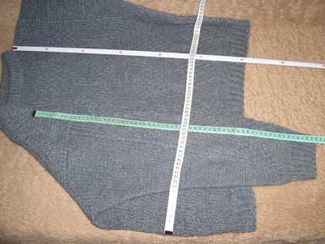 1227. sivý pulóver, l