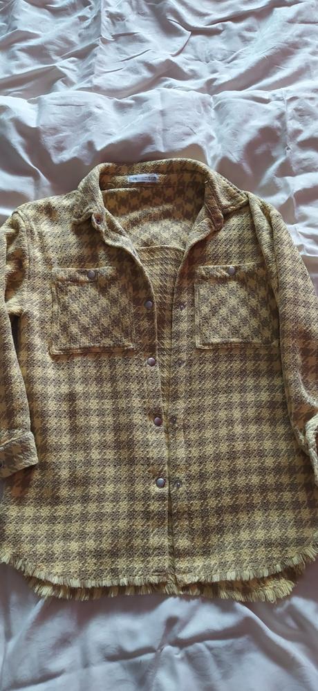 Hrubá košeľa, zara,s