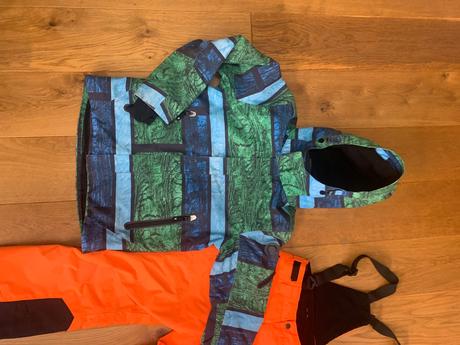 Reima zimná lyžiarska bunda a otepľovačky 140/146, reima,140