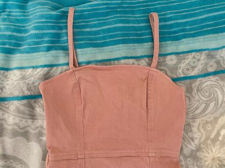 Riflové mini-šaty, h&m,36