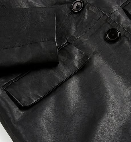 Kožený blejzer, jahňacia nappa koža, bonprix,46