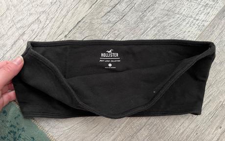 Bavlnený bandeau top, hollister,s