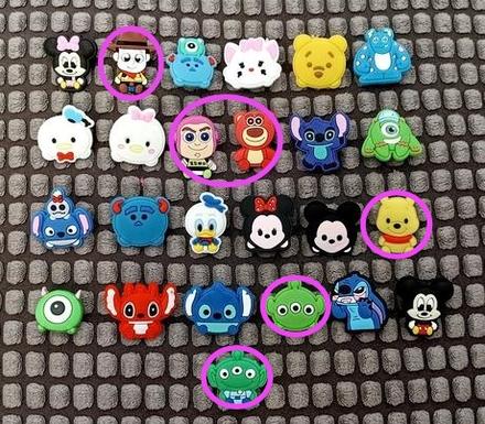 Ozdoby na kroksy - disney postavičky,