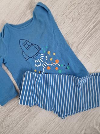 Pyžamko bledomodré, dlhé, f&f,80