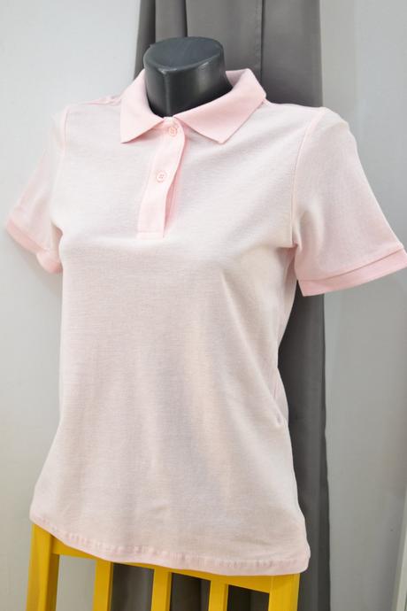 Svetloružová polokošeľa s, s