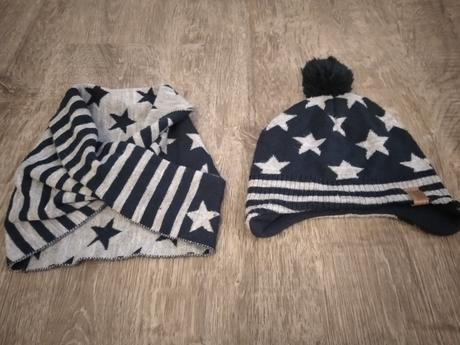 Čiapka a nákrčník, h&m,92