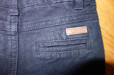 Spoločenské nohavice 6-9 mes, losan,74