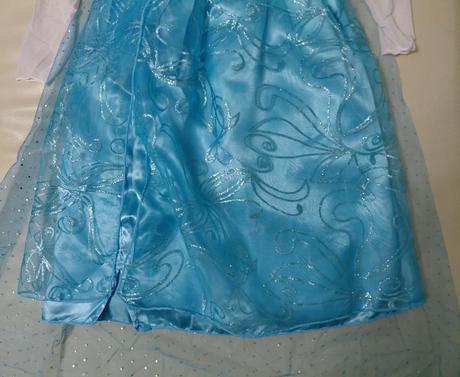 Nové, 122/128 frozen,elza šaty, kostym elsa,7-8 r., 