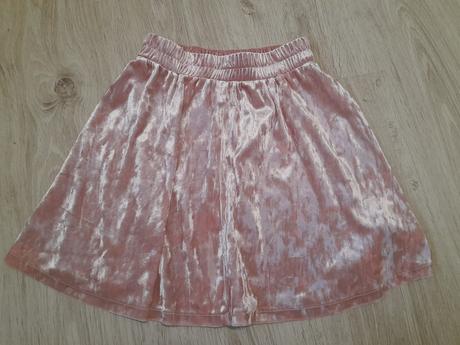 Zamatová sukňa, h&m,134