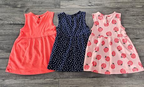 3x letné šatočky f&f 74, f&f,74