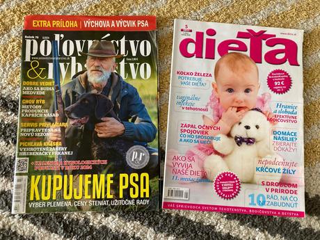 Časopisy mix 4ks,