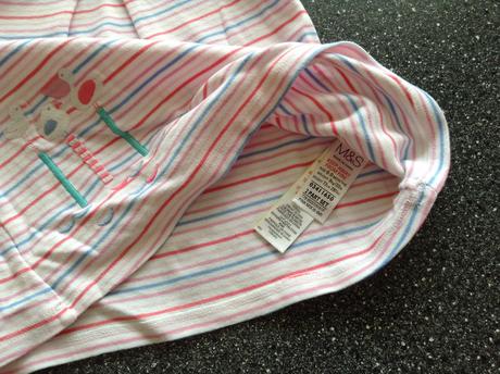 Nenosené bavlnené šatky, 6-9m, marks & spencer,74