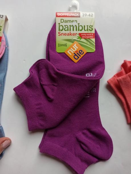 Bambusové ponožky nízke, 2 páry, 40 / 42